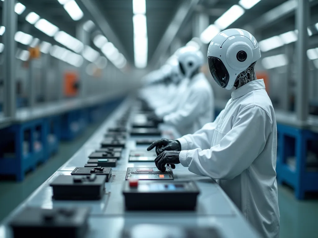 Automatisation dans les lignes d'assemblage : processus manuels et robotiques d'équilibrage
